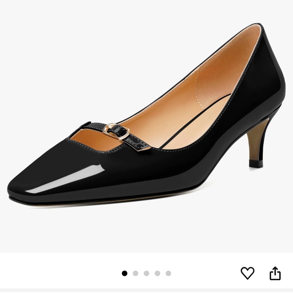 Elegant Black Patent Leather Women's Shoes